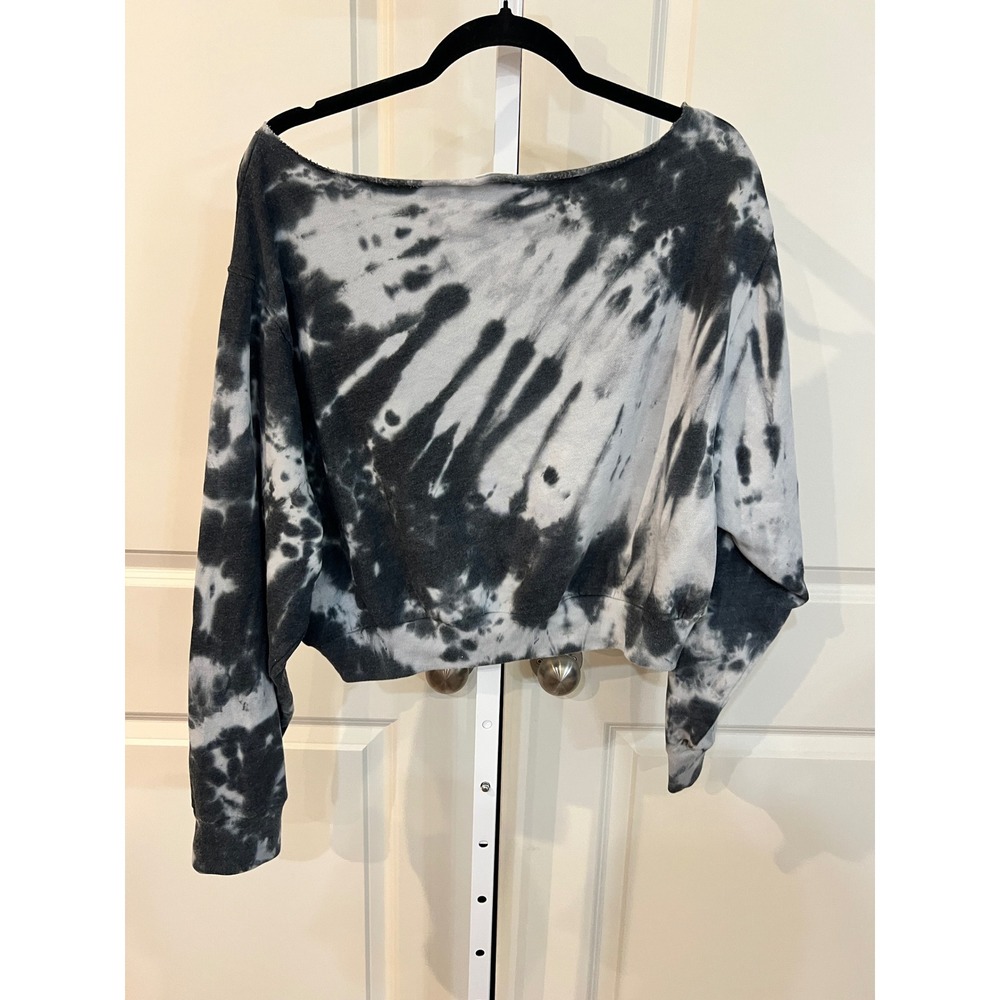 Victoria's Secret PINK Purdue Boilermakers Tie Dye Cropped Sweatshirt Medium - Picture 2 of 6